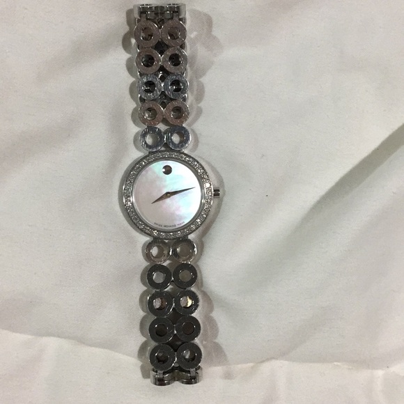 Authentic Movado mother of pearl watch